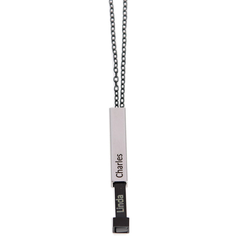💖Personalized Four-Sided Bar Necklace