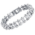 Motorcycle and bicycle chain bracelets