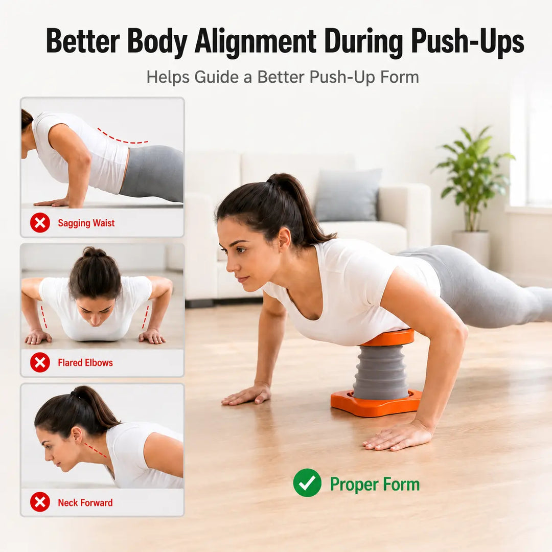 Push-up training equipment