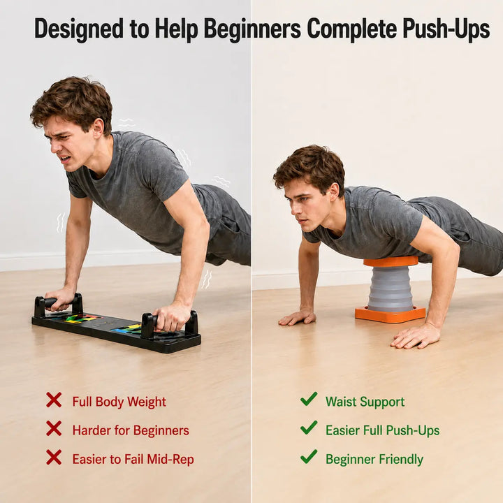 Push-up training equipment