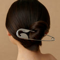 Large metal pin hair accessory