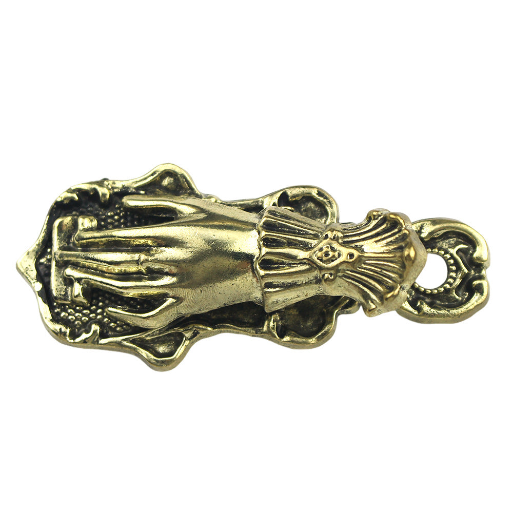 Vintage-style metal planner clip