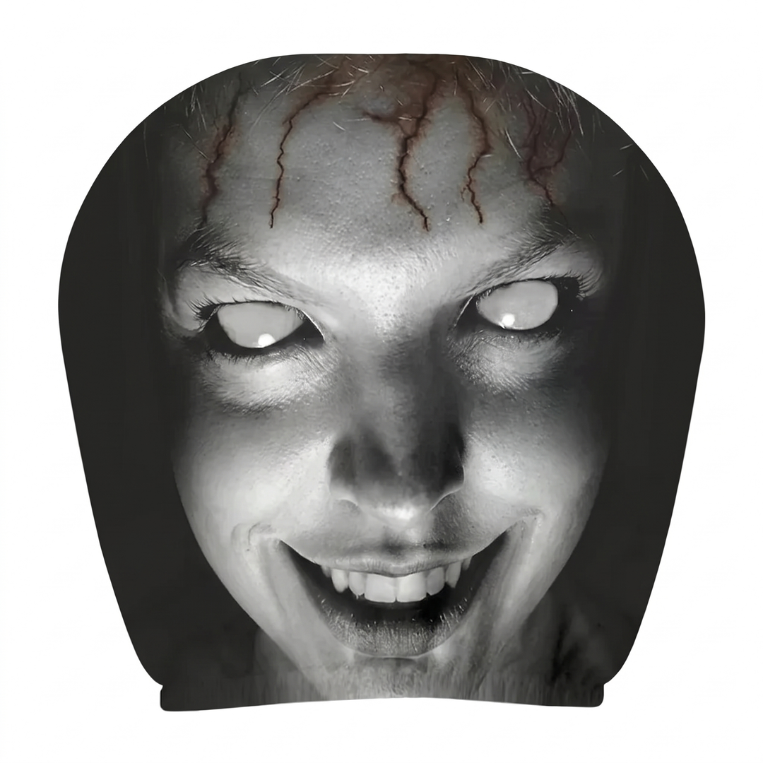 Ghost-face car headrest dust cover