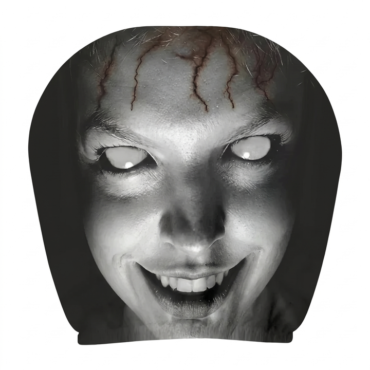 Ghost-face car headrest dust cover