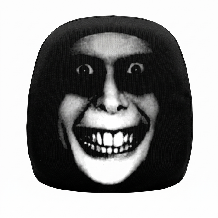 Ghost-face car headrest dust cover