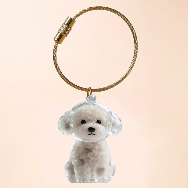 Dog Hair Collector Keychain