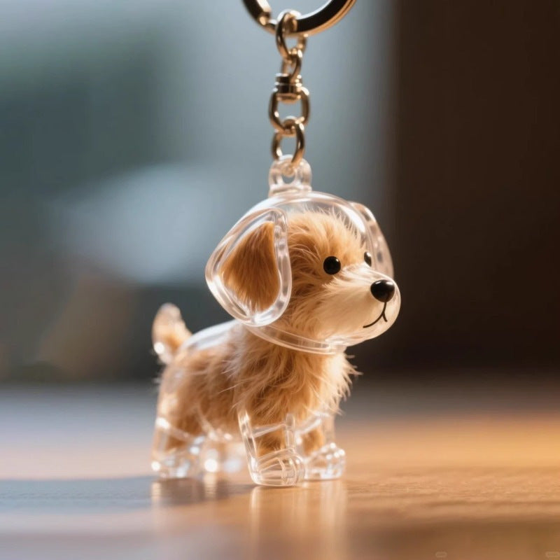 Dog Hair Collector Keychain