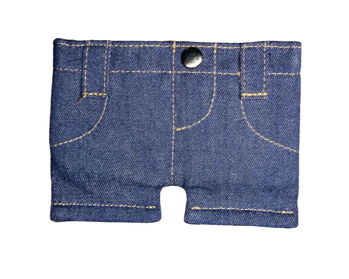Mini denim wallet
