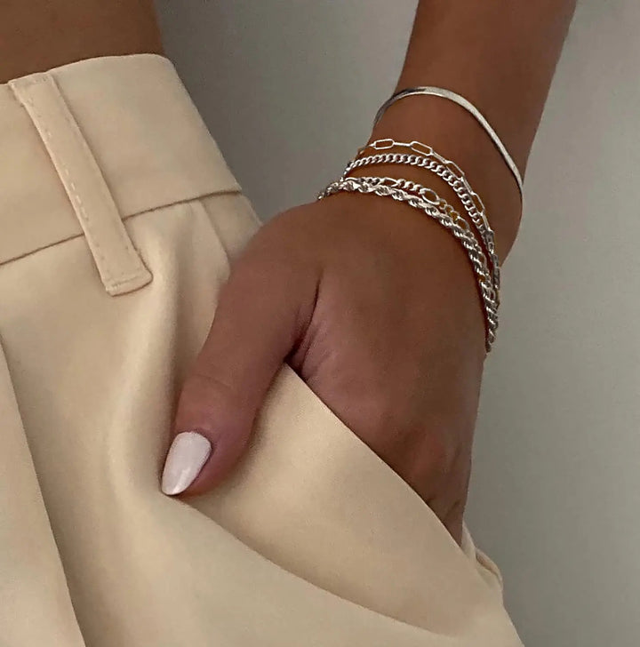 Maximalist Layered Bracelet Set
