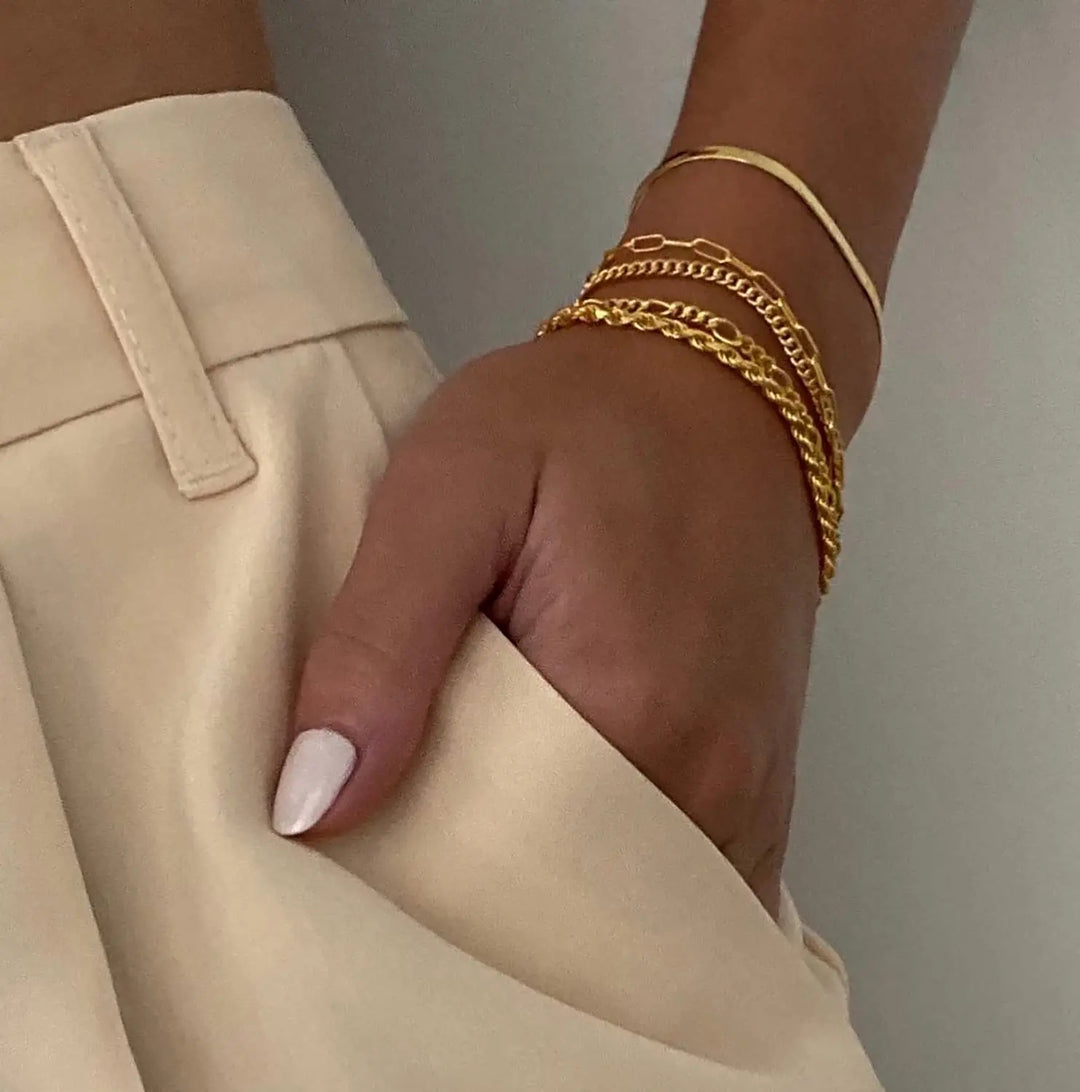 Maximalist Layered Bracelet Set