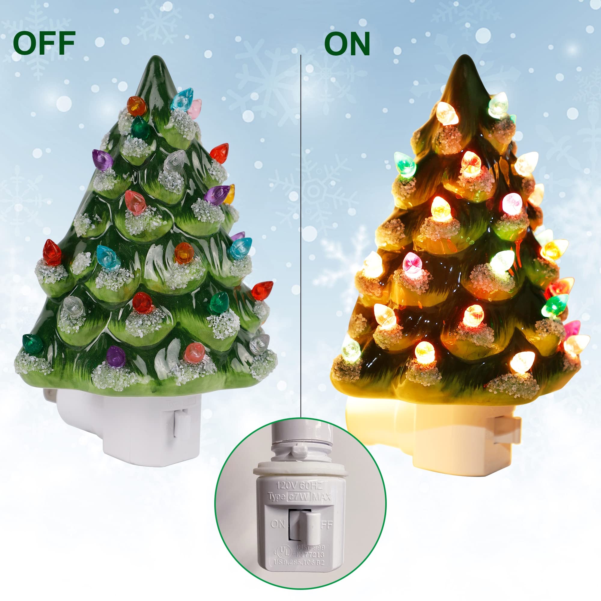 Christmas tree night lights