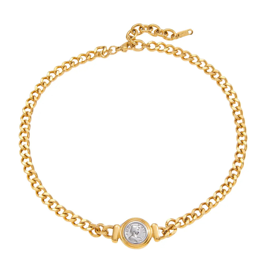 Coin pendant necklace