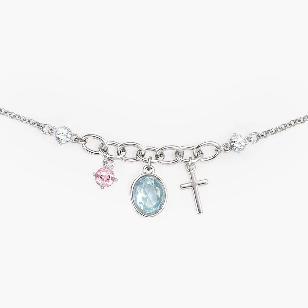 Crystal Cross Pendant Waist Chain