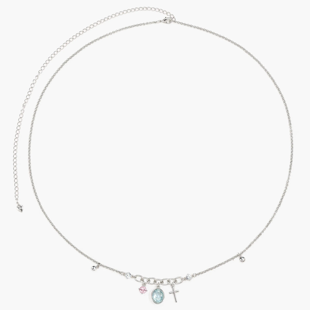 Crystal Cross Pendant Waist Chain