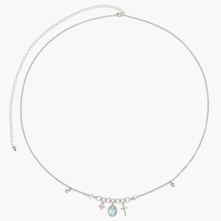 Crystal Cross Pendant Waist Chain