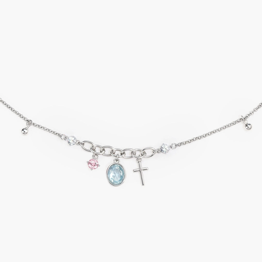 Crystal Cross Pendant Waist Chain