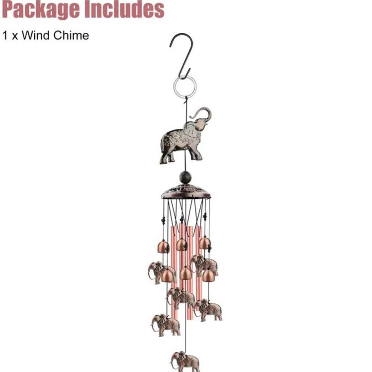 Retro Metal Wind Chime Hanging Ornament