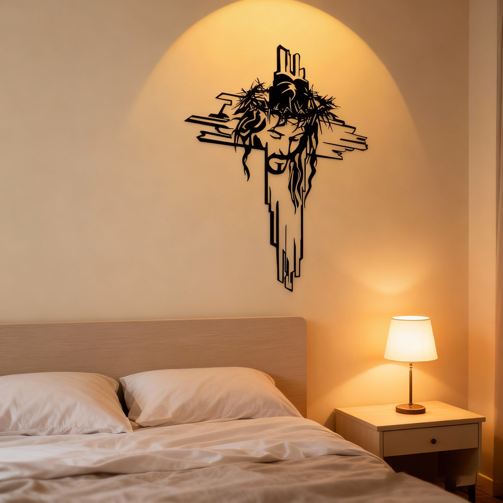 Christ's Passion Cross Metal Wall Art