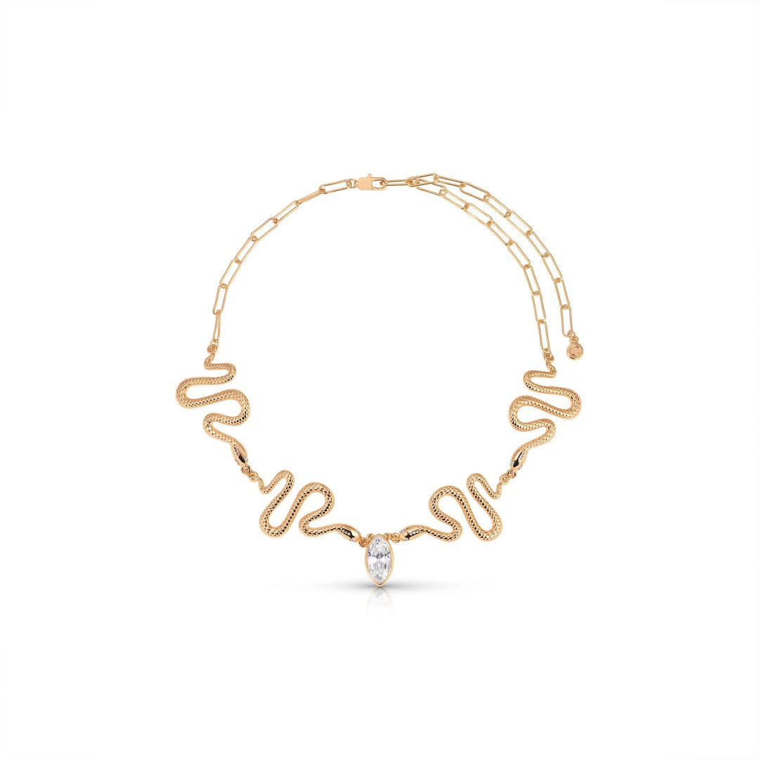 Golden Serpent Choker