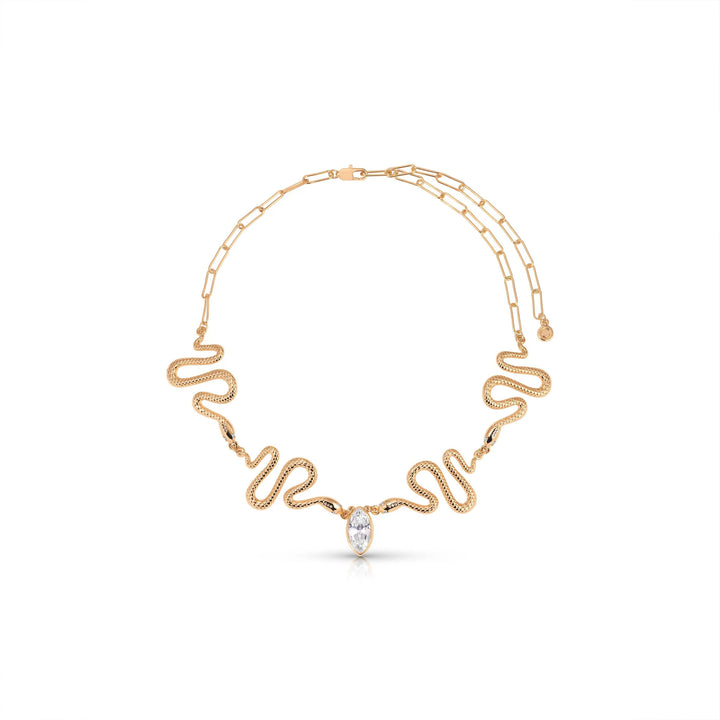 Golden Serpent Choker