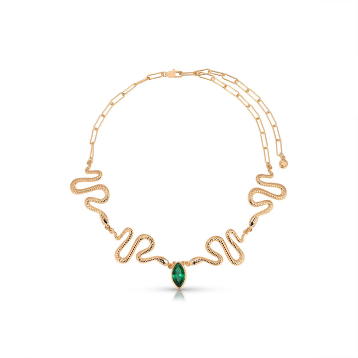 Golden Serpent Choker