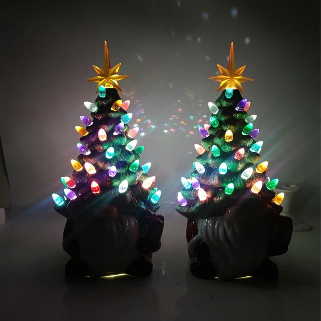Lighted Christmas Gnome Tree