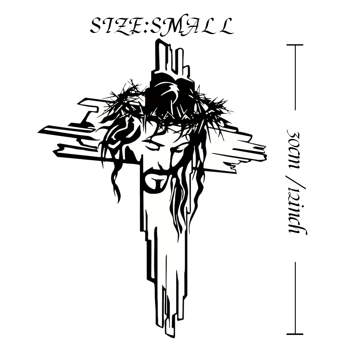 Christ's Passion Cross Metal Wall Art
